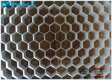 中国 アルミニウム蜜蜂の巣の天井合成板蜜蜂の巣材料0.07MMホイルThinkness サプライヤー
