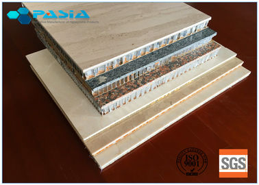 中国 耐久力のある高級な家具の装飾材料のカスタマイズされた石造り表面仕上げの蜜蜂の巣のパネル サプライヤー