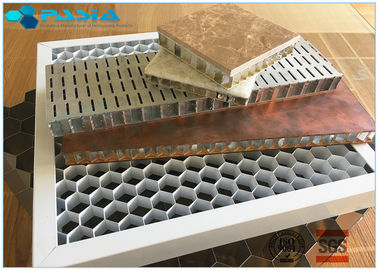 中国 28mmの厚さの環境友好的なアルミニウム蜜蜂の巣中心のパネル式カーテンウォール板 サプライヤー
