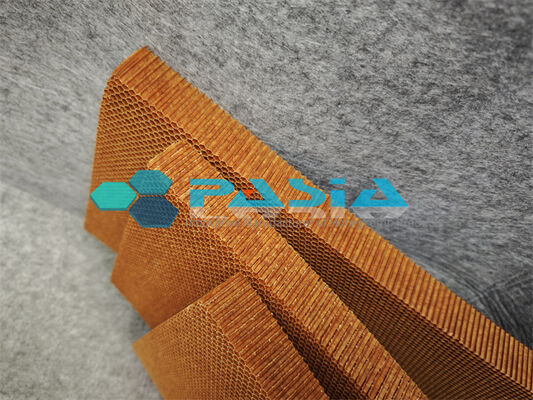 Aerospace Grade Constructed From Aramid Fiber Honeycomb Sheet Material Coated Phenolic Resin サプライヤー