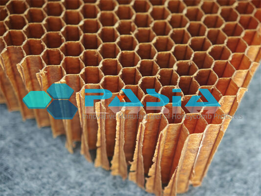 Flex Core Aramid Honeycomb for Three D Shaped Parts Requiring Insulation and Non Conductivity サプライヤー