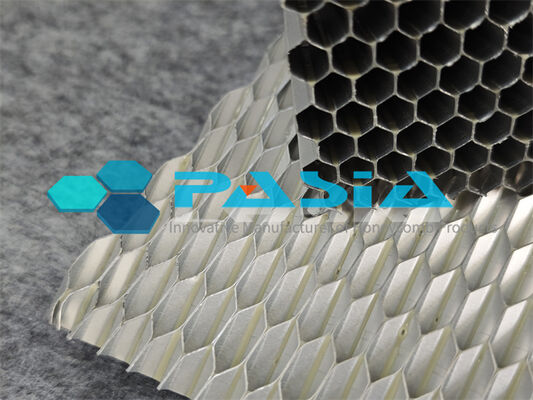 Corrosion Resistant Chromate‑coated Aluminum Honeycomb Energy Absorber Pad in 1250×1250mm Size for Railway Vehicle Buffering with Stable Plateau Stress Characteristics. サプライヤー