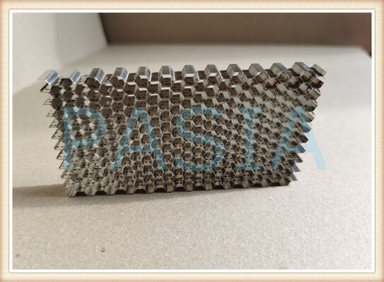 High Temperature Tolerance Low Pressure Drop EMI Shielding Stainless Steel Honeycomb Air Flow Straightener for Engine Intake Testing サプライヤー
